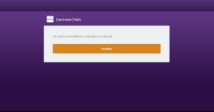 Complete your eCheck casino deposit