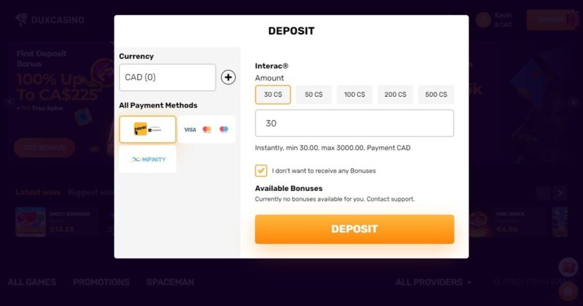 We were pleased to find a consolidated list of all payment options on a single page.