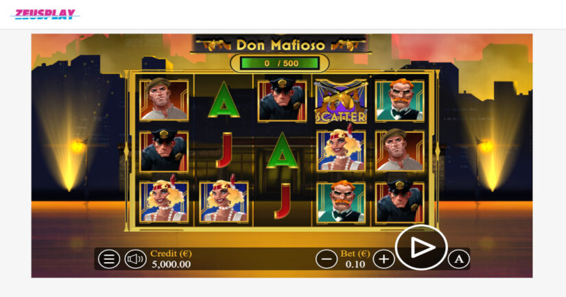 The Don Mafioso slot by Zeusplay.