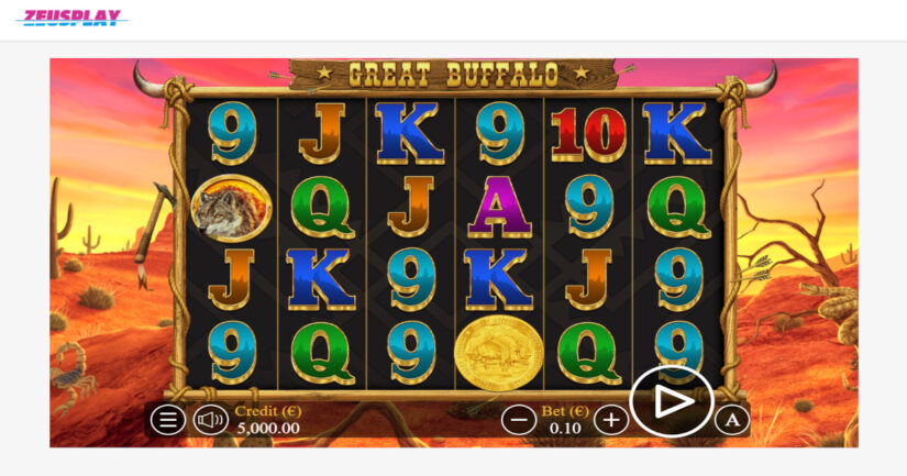 The Great Buffalo slot from Zeusplay.