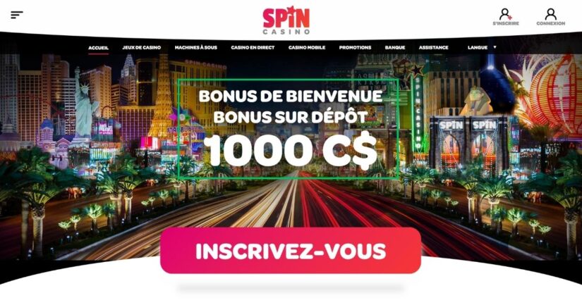 Un des inconvénients notables de Spin Casino Canada est l'absence de bonus sans dépôt. Cependant, leur bonus de bienvenue, accessible dès la création d'un compte, s'avère tout aussi avantageux.