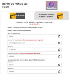 Cependant, gardez à l'esprit que ces bonus sont soumis à des conditions de mise. Il est essentiel de lire attentivement les règlements avant de jouer dans un casino utilisant Interac afin de profiter au maximum des offres.