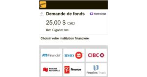 5. Finalisez et confirmez votre dépôt.