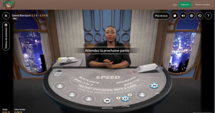 Analyse du Yukon Gold Casino sur le casino en direct